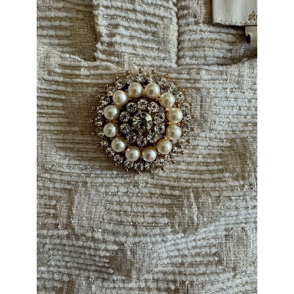 Kate Spade Skirt The Rules Gold Dot Girls Dress Size 14Y - Picture 4 of 6